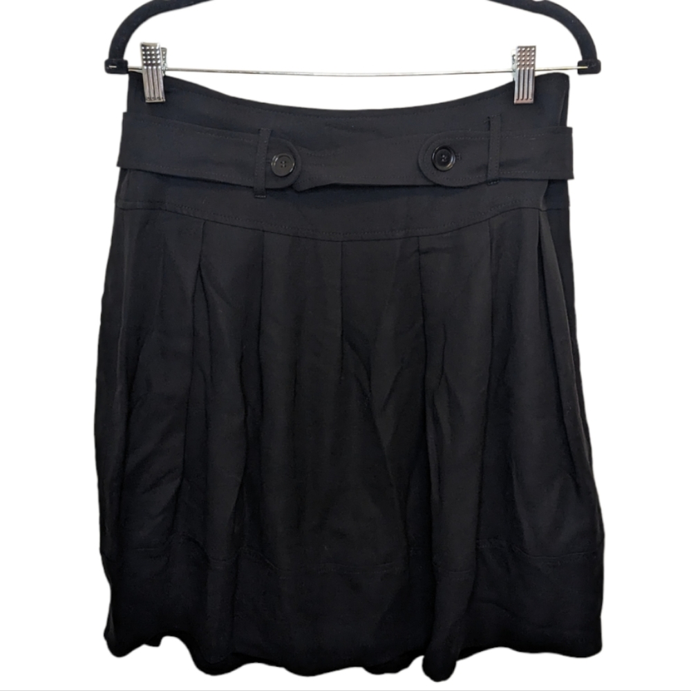 NWOT M Siamo Black Pleated Skirt 🖤